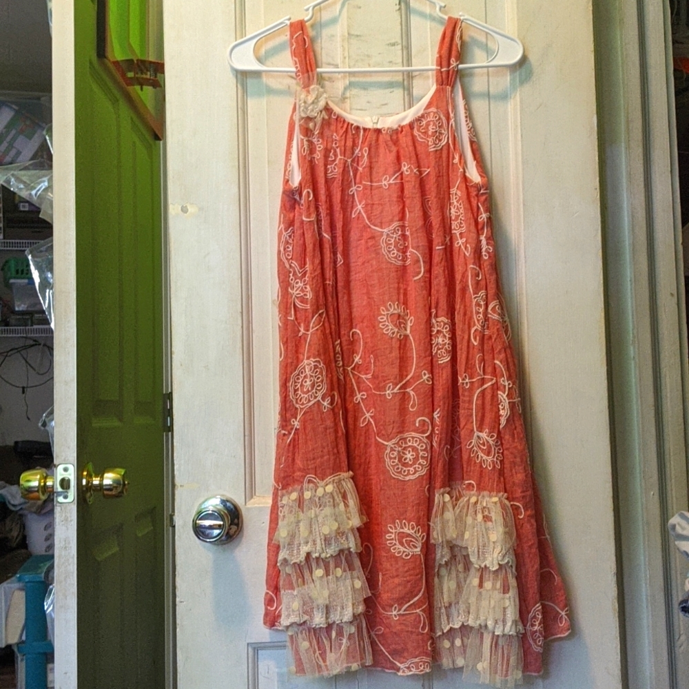 Casual Salmon Pink Dress